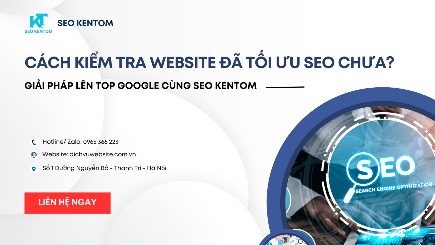 làm sao để kiểm tra website đã tối ưu seo hay chưa