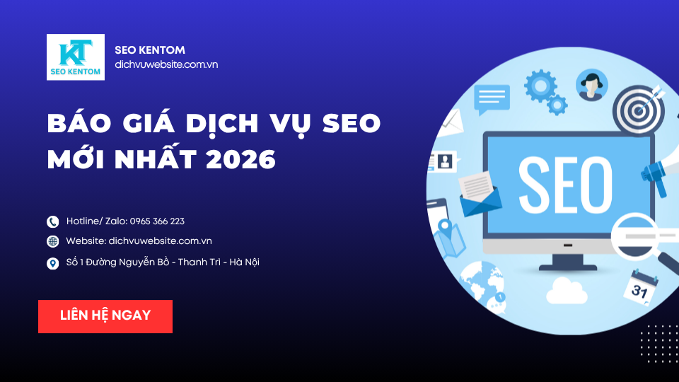 báo giá dịch vụ seo